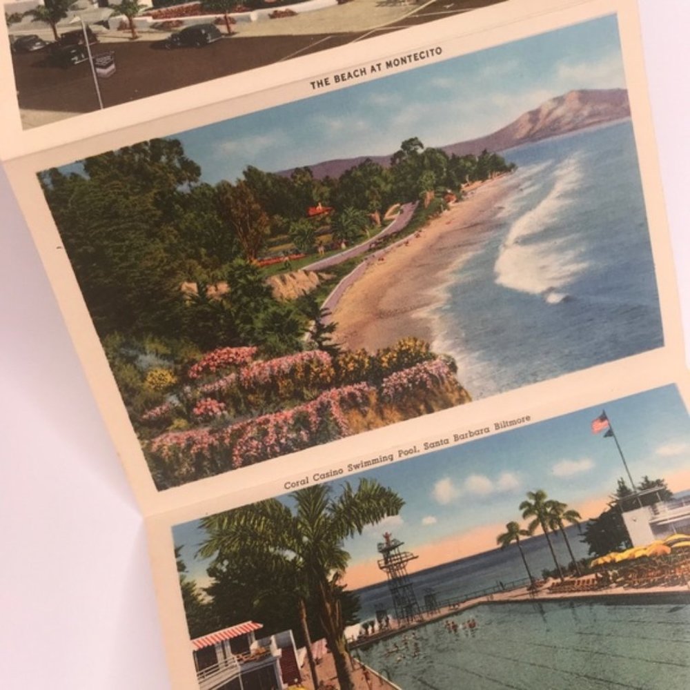 Vintage Santa Barbara CA Souvenir Postcard Book - Picture 8 of 8